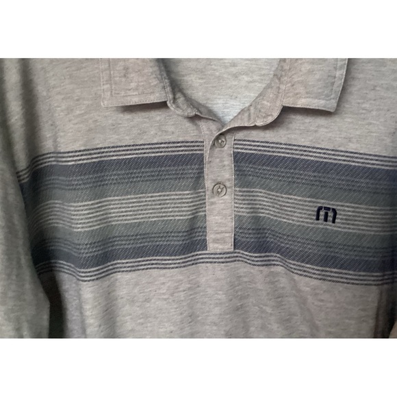 TRAVIS MATHEW Mens XL Polo Shirt  Golf  short sleeve logo front and back - Picture 3 of 10